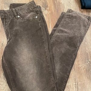 Brown corduroy straight leg 9/10